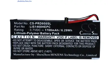 Аккумулятор Cameron Sino 1700mAh 1-853-020-11, LIS1460HEPC, LIS1460HEPC (SY6) для Sony PRS-950, PRS-950SC