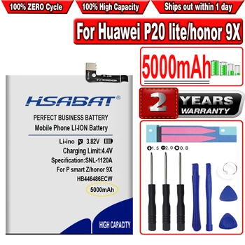 Аккумулятор HSABAT 5000 мАч HB446486ECW для смартфона Huawei P Smart Z STK-LX1 ANE-AL00 TL00 ANE-LX1 LX2 LX3 0
