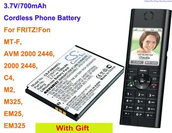 Аккумулятор для беспроводного телефона GreenBattery 700 мАч 312BAT006 для FRITZ!Fon MT-F, C4, M2, EM325, M325, EM25, AVM 2000 2446