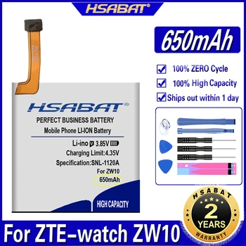 Аккумулятор максимальной емкости HSABAT Li3905T44P8h302860 650 мАч для аккумуляторов ZTE-watch ZW10