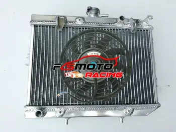 Алюминиевый Радиатор Для квадроцикла Honda Rincon TRX 650/680 Fourtrax Gpscape 03-18 TRX650FGA/FA TRX680FA/FGA TRX560FGA 2004 и С ВЕНТИЛЯТОРОМ