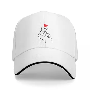 Бейсболка с сердечком (черная), симпатичная каска, значок, военная кепка, мужская шляпа для женщин, мужская кепка