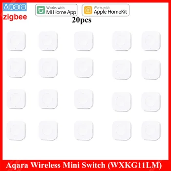 Беспроводной Мини-Переключатель Aqara Zigbee Sensor One Key Control Button Умный Пульт Дистанционного Управления Домашней Автоматизацией для Xiaomi Mi Home
