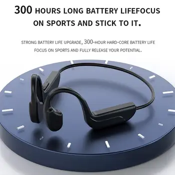 Беспроводные наушники, совместимые с Bluetooth, 5.0, для ежедневного использования спортивных наушников с костной проводимостью емкостью 150 мАч