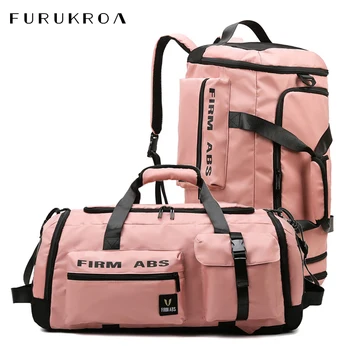 Большая спортивная сумка для фитнеса, женская дорожная сумка для багажа, рюкзак, многофункциональная сумка для тренировок, карман для обуви XA100B 0