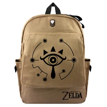 Брезентовый рюкзак Legend of Zelda Link, сумка для ноутбука, школьная сумка, сумка для путешествий, косплей С отверстием для наушников, Прочный