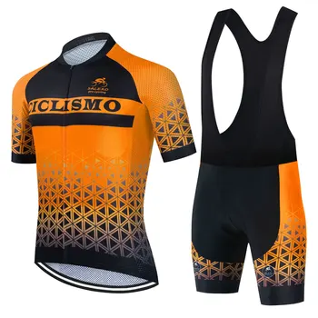 Велосипедная одежда 2023 Мужской Летний Комплект из джерси для велоспорта с коротким рукавом, Дышащая Форма для MTB велосипеда, Костюм Ropa De Ciclismo Para Hombre