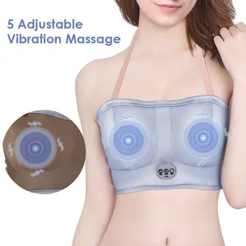 Вибрационный массажер для груди, бюстгальтер для массажа груди, инструмент для увеличения груди 0