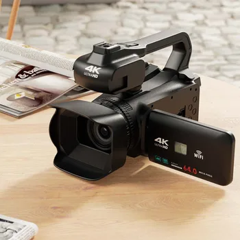 Видеокамеры с видео и аудиозаписью Dash Cam 4k Профессиональные цифровые видеокамеры