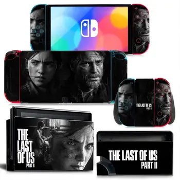 Виниловая Наклейка The Last of Us New Switch Skin Sticker NS Switch OLED stickers skins для консоли Switch и контроллера Joy-Con