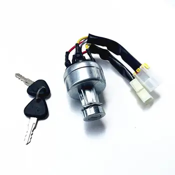 Выключатель зажигания экскаватора электрический дверной замок пусковой выключатель замок зажигания высококачественные запчасти для VOLVO EC55/140/210/240/290/360
