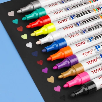 Высококачественная водонепроницаемая ручка для рисования протектора автомобильных шин, маркер для рисования своими руками, ручка для подписи, краска для шин, масляный маркер 0