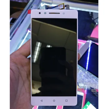 Высококачественный 5,5-дюймовый Белый Для Lenovo K8 Note XT1902-3 ЖК-дисплей + Замена Дигитайзера Сенсорного Экрана В сборе
