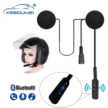 Гарнитура для мотоциклетного шлема BT8 Bluetooth V5.0 Беспроводные наушники Динамик Поддержка громкой связи Стерео микрофон Голосовое управление