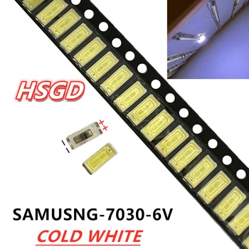 ДЛЯ ремонта Samsung ЖК-телевизор со светодиодной подсветкой Артикул лампы SMD светодиоды 7030 6V Холодный белый свет 1000 шт./лот излучающий диод
