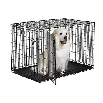Двутавровая клетка для собак-Цвет: черный, размер: 36x23x25