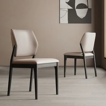 Деревянные стулья для спальни Кухня Современная подушка для поддержки спины Туалетный столик Кресло для отдыха на полу Офисные шезлонги Salle Manger Мебель для дома 0