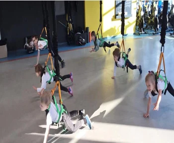 Детская Гравитационная Йога, Танцевальная Тренировка на Тарзанке, Тренажерный зал, Тяжелая Веревка, Тренажеры, Эспандер