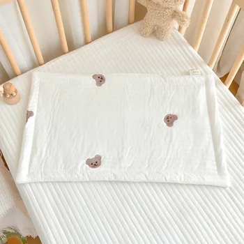 Детская хлопчатобумажная подушка, стеганый зажим для вышивания, подушка из хлопкового облака, подушка для новорожденных, молочная плоская подушка против рвоты
