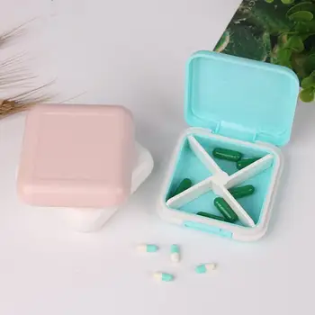 Дизайн сетки для коробочек для таблеток Водонепроницаемый чехол-органайзер для витаминов из полипропилена, коробка для лекарств, дозатор для таблеток, держатель для лекарств на открытом воздухе