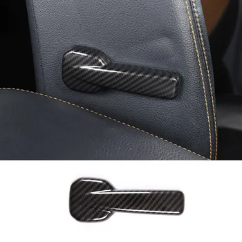 Для Ford Ranger Everest 2015 + Кнопка регулировки талии автокресла, Наклейка для отделки крышки, Аксессуары для интерьера из углеродного волокна