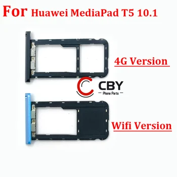 Для Huawei MediaPad T5 AGS2-AL00 AGS2-L09 AGS2-W09 10,1-Дюймовый Держатель Лотка для Sim-карты Запасные Части 0