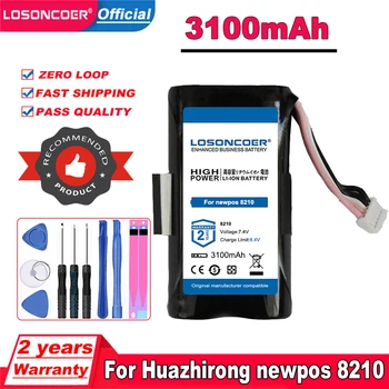 Для Huazhirong Newpos 8210 NEW9210 9220 Кард-Ридер Мобильного POS-аппарата Беспроводной POS-Терминал Кассовый Аппарат LARGE18650D Аккумулятор 0