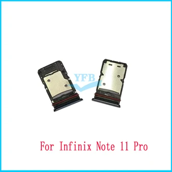 Для Infinix Note 11 Pro X697 Zero X Pro X6811 Note 11s X698 Лоток Для Sim-карт Считыватель Держатель Адаптера Запасные Части Для Ремонта