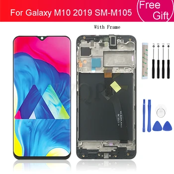 Для Samsung Galaxy M105 2019 ЖК-дисплей С Сенсорным Экраном Дигитайзер В Сборе Для samsung M10 ЖК-дисплей с рамкой Запчасти для Ремонта 0