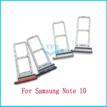 Для Samsung Galaxy Note 10 Plus 5G N970 N971 N975 Слот для двух SIM-карт Держатель Слот для лотка Запасная часть 0