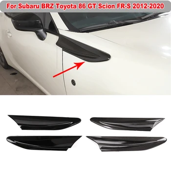 Для Subaru BRZ Toyota 86 GT Scion FR-S 2012-2020 Переднее Боковое Крыло Автомобиля, Сплиттер, Вентиляционное Отверстие, Спойлер, Накладка на Ребро, Наклейка Canard