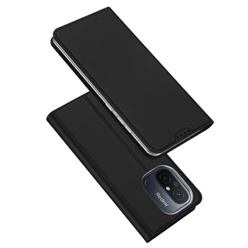 Для Xiaomi Redmi 11A 12C Чехол для телефона Кошелек из мягкой ТПУ модной искусственной кожи с карманом для карт откидной чехол-подставка Cove 0
