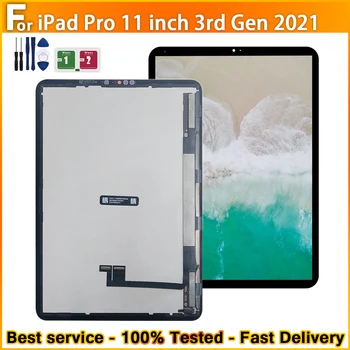 Для iPad Pro 11 дюймов 3-го поколения 2021 A2377 A2459 A2301 A2460 ЖК-дисплей С Сенсорным Экраном В сборе Замена ЖК-дисплея 100% Тест 0