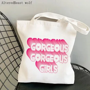 Женская сумка для покупок, великолепная сумка для девочек, женская сумка для покупок, Холщовая сумка для покупок, женская сумка-тоут, женская сумка на плечо