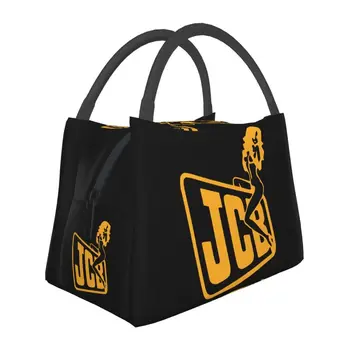 Женская термоизолированная сумка для ланча JCB, Многоразовый контейнер для ланча для кемпинга на открытом воздухе, коробка для хранения еды в путешествиях