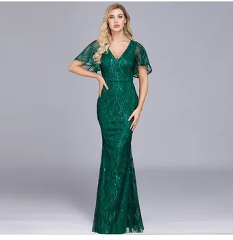 Женское летнее Модное брендовое вечернее платье 2023 года, подтяжки из спандекса с блестками, Эластичная вышивка, длинная юбка с высокой талией в виде рыбьего хвоста