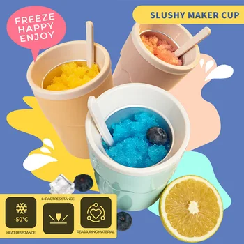 Замороженное Мороженое Для Смешивания Slushy Maker Cup DIY Самодельная Прочная Бутылка Для Быстрозамороженного Молочного Коктейля, Чашки Для Смузи, Кухонные Принадлежности