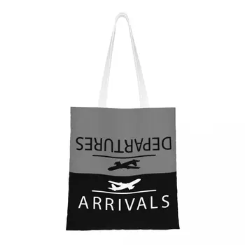 Изготовленные на заказ авиационные сумки для покупок при прибытии и отъезде, женские сумки для покупок в аэропорту, сумки для покупок в самолете