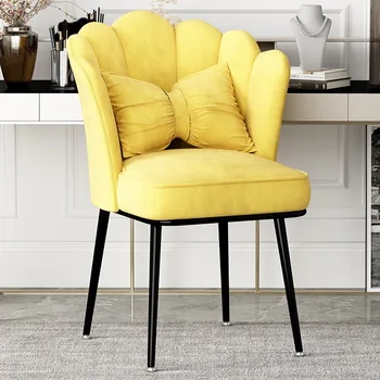 Индивидуальное Скандинавское кресло для гостиной Мобильные Фланелевые Одноместные диваны Со спинкой для балкона в спальне Мебель для дома XF116YH