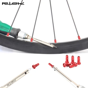 Инструмент для установки колпачка велосипедной спицы RISK Набор колесных дисков для велосипеда Отвертка для крепления Колпачка Спицы Инструмент для ремонта RL236