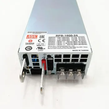 Интеллектуальное Зарядное Устройство с одним выходом MEAN WELL серии RPB-1600 DC14.4V 100A/28.8V 55A/57.6V 27.5A мощностью 1600 Вт
