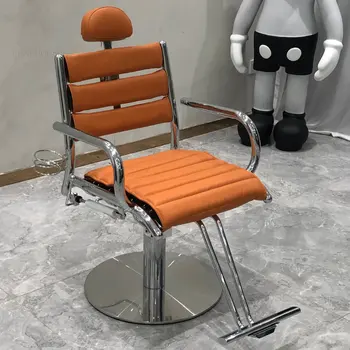 Итальянские парикмахерские кресла для квартиры, кресло для гримерки, стул для стрижки волос в парикмахерской, Прочные бытовые косметические стулья H