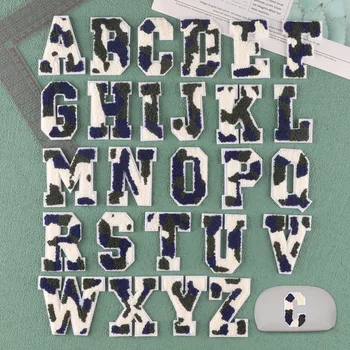 Камуфляжные нашивки с вышивкой из 26 букв для пришивания декоративного значка, аппликация железом на клею в стиле милитари