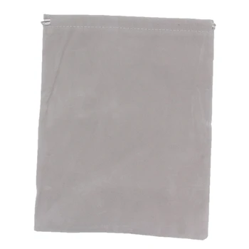 Компактная сумка для хранения наушников Удобный дизайн с завязками, защитный чехол из материала, многоцелевая переноска