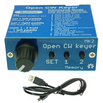 Комплект Open CW Keyer MK2 (с алюминиевым корпусом)