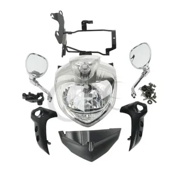 Комплект фар мотоцикла, головной фонарь В сборе ДЛЯ YAMAHA FZ6 FZ6N 2007-2010 2007 2008 2009 Аксессуары для мотоциклов