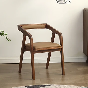 Креативный кухонный деревянный стул Nordic Lounge Дизайн офисного макияжа Обеденные удобные стулья Современная мебель для дома Mueblesa для взрослых