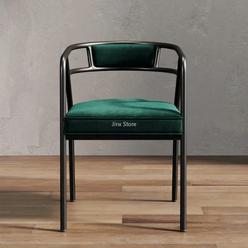 Кресло художника Nordic Обеденные стулья Офисный салон Современные обеденные стулья для одиночных мероприятий Металлическая мебель для дома Cadeiras De Jantar