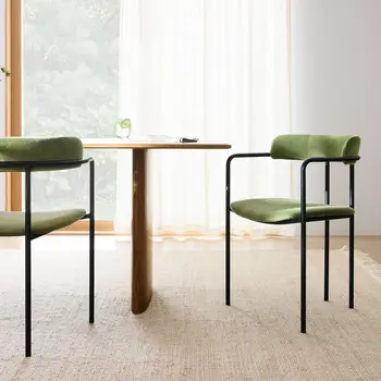 Кухонные обеденные стулья, скандинавское индивидуальное кресло, экономящее пространство, расслабляющие обеденные стулья, современная садовая мебель Sandalye HY50DC