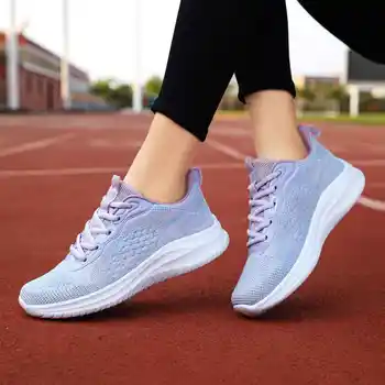 Легкие Белые женские кроссовки Snacker Sneakers Sport Woman Running Осень 2023 Женские кроссовки для бега Женская спортивная обувь для тенниса 0